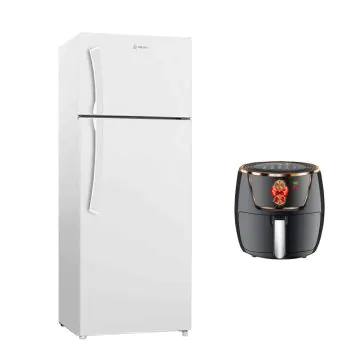 Réfrigérateur STARONE BCD-355W Blanc + Air Fryer Gratuite 