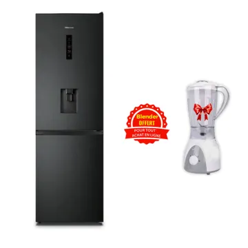 Réfrigérateur Combiné HISENSE RB1N300NMF1 320 Litres NoFrost - Noir + Blender Gratuit