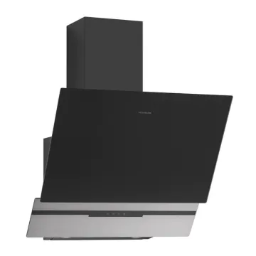 Hotte Décorative SILVERLINE 90 Cm 3450.90 Noir et Inox