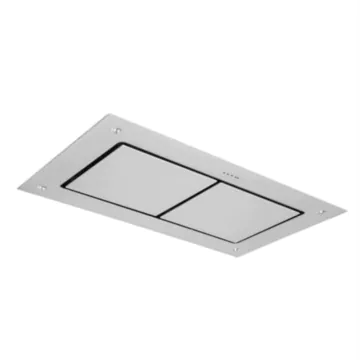 Hotte Plafond SILVERLINE 4226.100W 100Cm Blanc Verre 