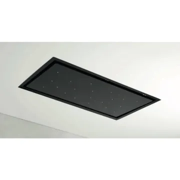 Hotte Plafond SILVERLINE 90cm Noir Verre
