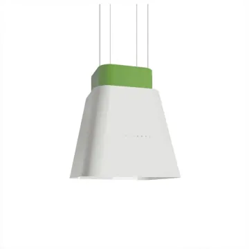 Hotte Centrale SILVERLINE 4381.50 50cm Blanc et Vert 