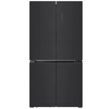 Réfrigérateur HYUNDAI 436 Litres Pose Libre NoFrost Inverter  Verre Noir 