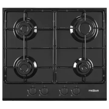 Plaque De Cuisson Encastrable PREMIUM APB640.BS03 4 Feux 60Cm - Noir