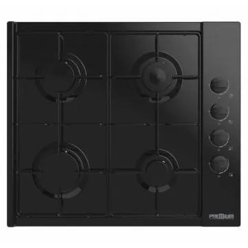 Plaque de Cuisson Encastrable PREMIUM APE641-BS01 4 Feux 60Cm Noir