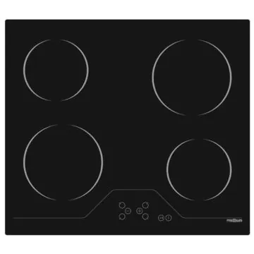 Plaque Electrique PREMIUM 4 Feux 60 Cm Noir