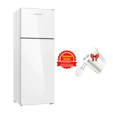 Réfrigérateur CONCORDE VTH2O-46W DeFrost  460 Litres Blanc + Batteur Gratuit