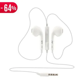 Écouteurs Avec Microphone SBOX IEP-204W Blanc