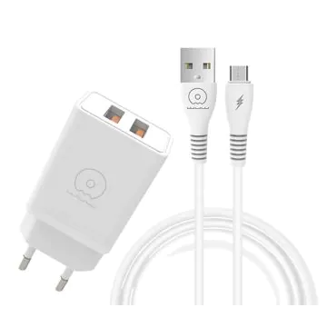 Chargeur WUW T55 3.1A Type C - Blanc
