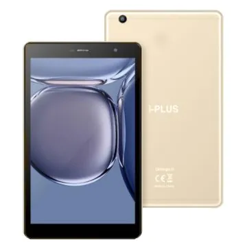 Tablette IPLUS OMEGA  8" Gold +Etui  En Silicone + Film De Protection+ Casque Filaire