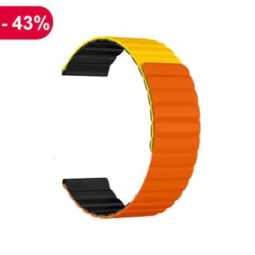 Ceinture Bracelet Connectée KIESLECT 22MM Orange 