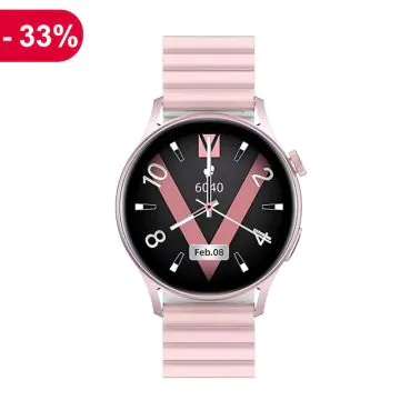 Montre Connectée KIESLECT Calling Watch LORA 2 Pink