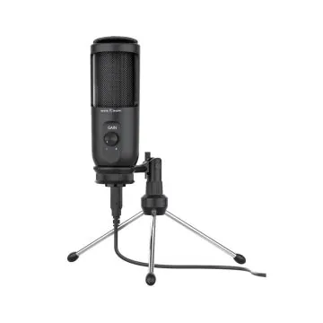 Microphone Gamer Filaire WHITE SHARK Taus DSM-03 Noir
