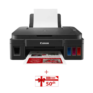 Imprimante  CANON Pixma G3410 +Bon d'achat de 50 DT