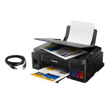 Imprimante à Réservoir Intégré CANON Pixma G2410 + Cable
