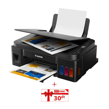 Imprimante à Réservoir Intégré CANON Pixma G2410 + Cable +Bon d'achat de 30 DT