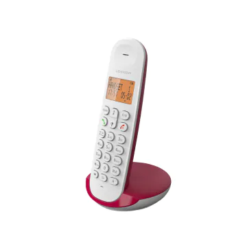 Téléphone Sans Fil DECT LOGICOM Iloa 150 Solo - Framboise 