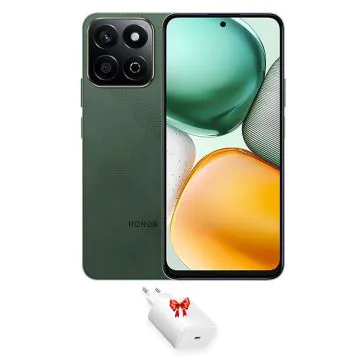 Smartphone HONOR X7C 8Go 256Go - Vert + HONOR 35W Fast Charger Gratuit
