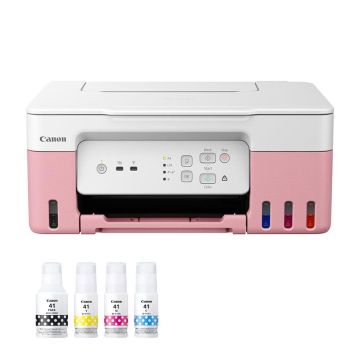 Imprimante a réservoir intégré Canon PIXMA G3430 WiFi - Rose 