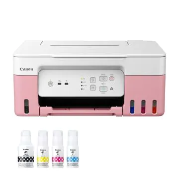 Imprimante a réservoir intégré Canon PIXMA G3430 WiFi - Rose 