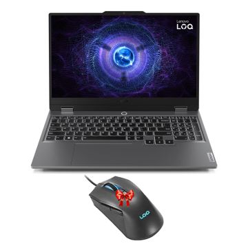 PC Portable Gamer LENOVO LOQ 15IAX9E i5 12è Gén 16Go RTX 3050 + Souris Gamer Gratuite