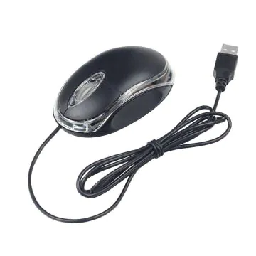 Souris Mini Filaire Noir