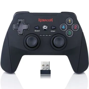 Manette de Jeu Sans Fil REDRAGON HARROW G808 - Noir