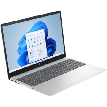 PC Portable HP 15-fd0029nk Intel N100 4Go 256Go SSD - Silver & Bleu