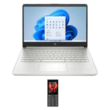PC Portable HP 14s-dq5005nk i7 12Gén 8Go 512Go SSD - Silver + Feature Phone Gratuit