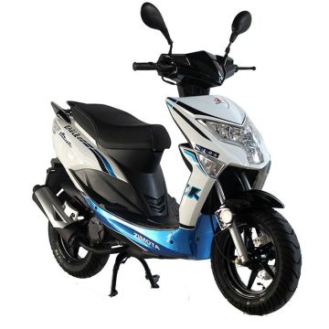 Cyclomoteur ZIMOTA EAGLE 49cc (Noir/Blanc & bleu/Blanc & rouge / Bleu)