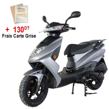 Cyclomoteur ZIMOTA SINUS 124cc (Noir/Rouge/Blanc/Bleu/Gris)