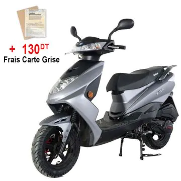 Cyclomoteur ZIMOTA SINUS 124cc (Noir/Rouge/Blanc/Bleu/Gris)