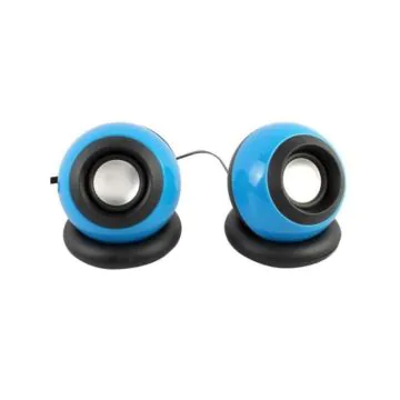  Haut Parleur Filaire multimédia 2.0 M31 - Noir&Bleu