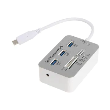  Hub Type C USB 3.1 3 ports USB 2.0 Avec Lecteur de cartes 