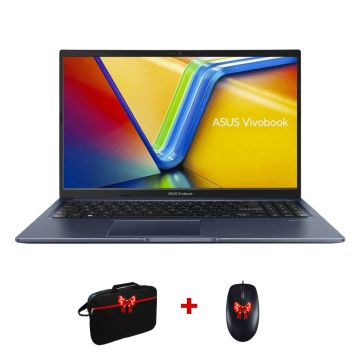 PC Portable ASUS Vivobook 15 X1502VA i5 13è Gén 8G 512G SSD - Bleu + Sacoche + Souris Gratuite