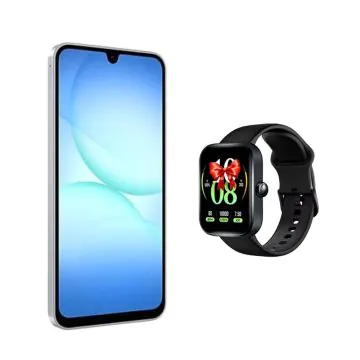 Smartphone SAMSUNG GALAXY A17 5G 6Go 128Go - Gris + SMARTWATCH Offerte 