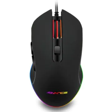 Souris Gaming ADVANCE Gta210 Led Rainbow – Noir