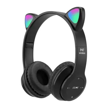 Casque Sans Fil P47M Cat - Noir