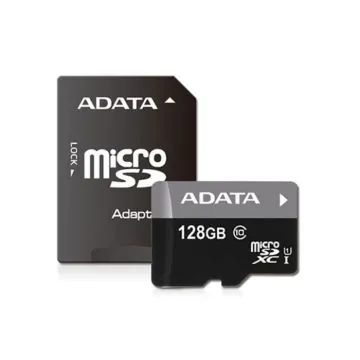 Carte Mémoire ADATA 128GB Micro SDXC Class 10 avec Adaptateur