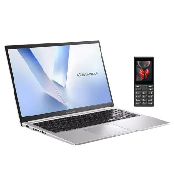 PC Portable ASUS Vivobook 15 M1502YA AMD RYZEN7 8Go 512G SSD - Silver + Future Phone Gratuite