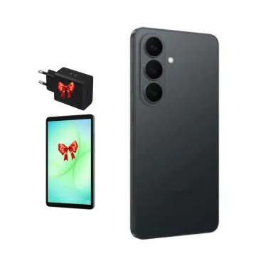 Smartphone SAMSUNG GALAXY S26 5G 12Go 256Go - Noir + Tablette Galaxy Tab A11 LTE + Chargeur 60W offerts