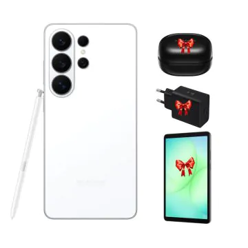Smartphone SAMSUNG GALAXY S26 Ultra 5G 12Go 256Go - Blanc + Tab A11 + Chargeur + Buds Core offerts