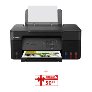 Imprimante CANON PIXMA G3430 3en1 à Réservoir intégré Couleur WIFI + Bon d'achat de 50 DT