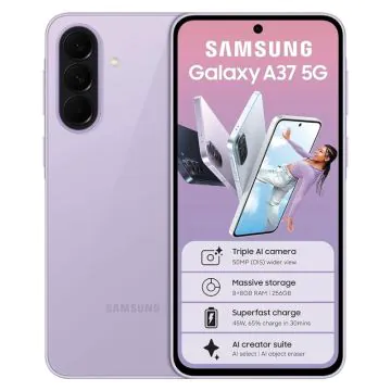 Smartphone SAMSUNG Galaxy A37 5G 8Go 256Go Lavender  
