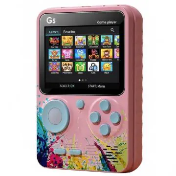  Console De Jeu G5 Pour Enfants 500 Jeux intégrés Sans Manette