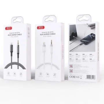 Câble Audio XO NB-R279A Lightning Vers Jack Male 