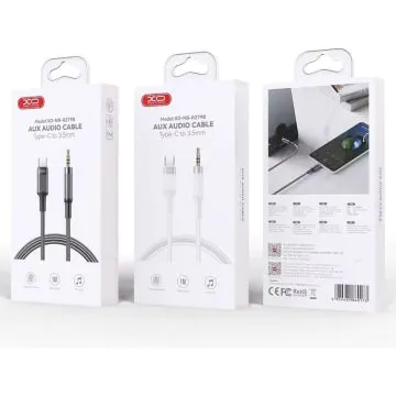 Câble Audio XO NB-R279A Type-C Vers Jack Male 