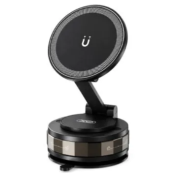 Support Voiture XO C176 A Ventouse Manuelle Pour Smartphone Noir