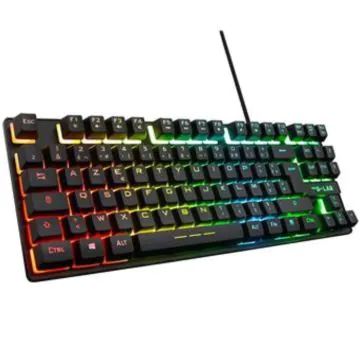 Clavier Gaming filaire Azerty G-LAB  Keyz Caesium TKL 6 Noir