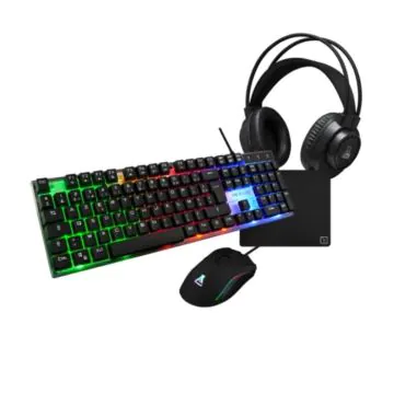Pack gaming 4 en 1 G-LAB Clavier + Souris + Tapis + Casque